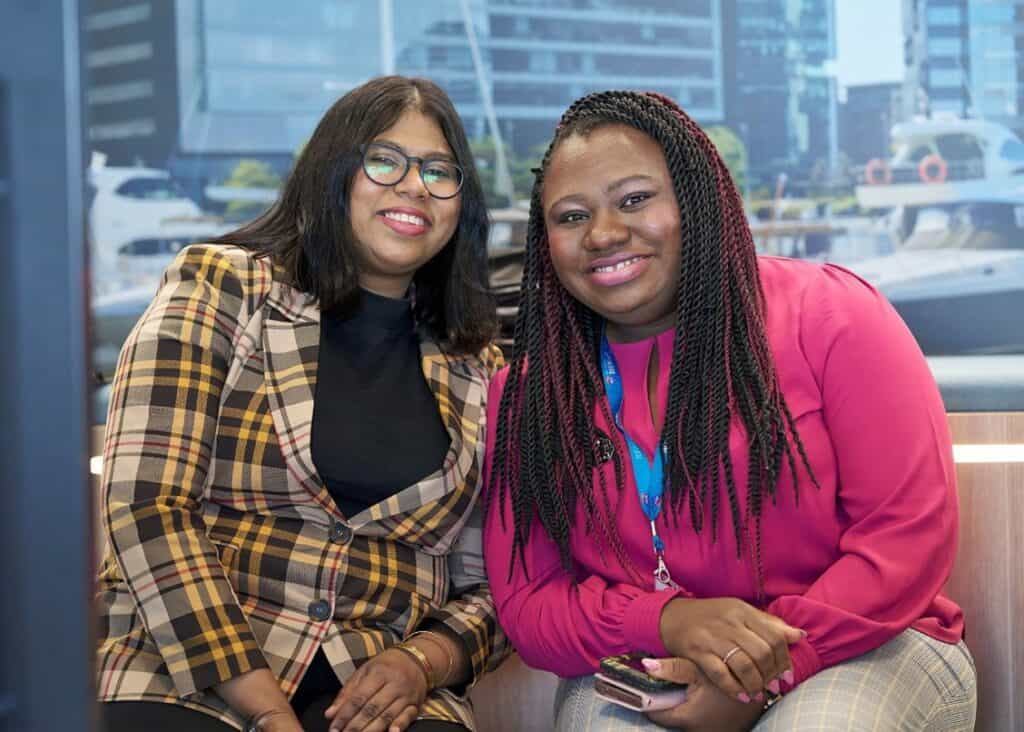 Co-founders of iSTEM Co, Dr Ruwangi Fernando and Dr Morley Muse