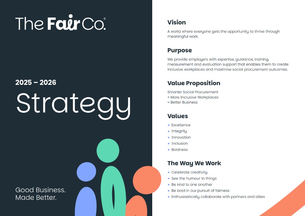 the fair co strategy the fair co strategy document front page
