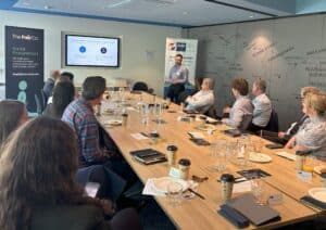 Oliver Grimshaw presenting to the ESG Circle