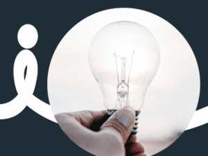 The Fair Co branded image with a hand holding a light globe