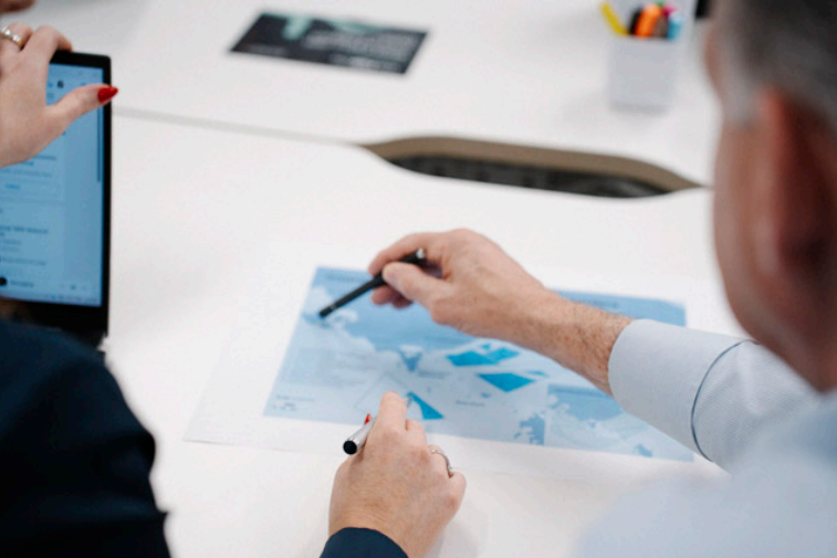 an image of social procurement planning in the office