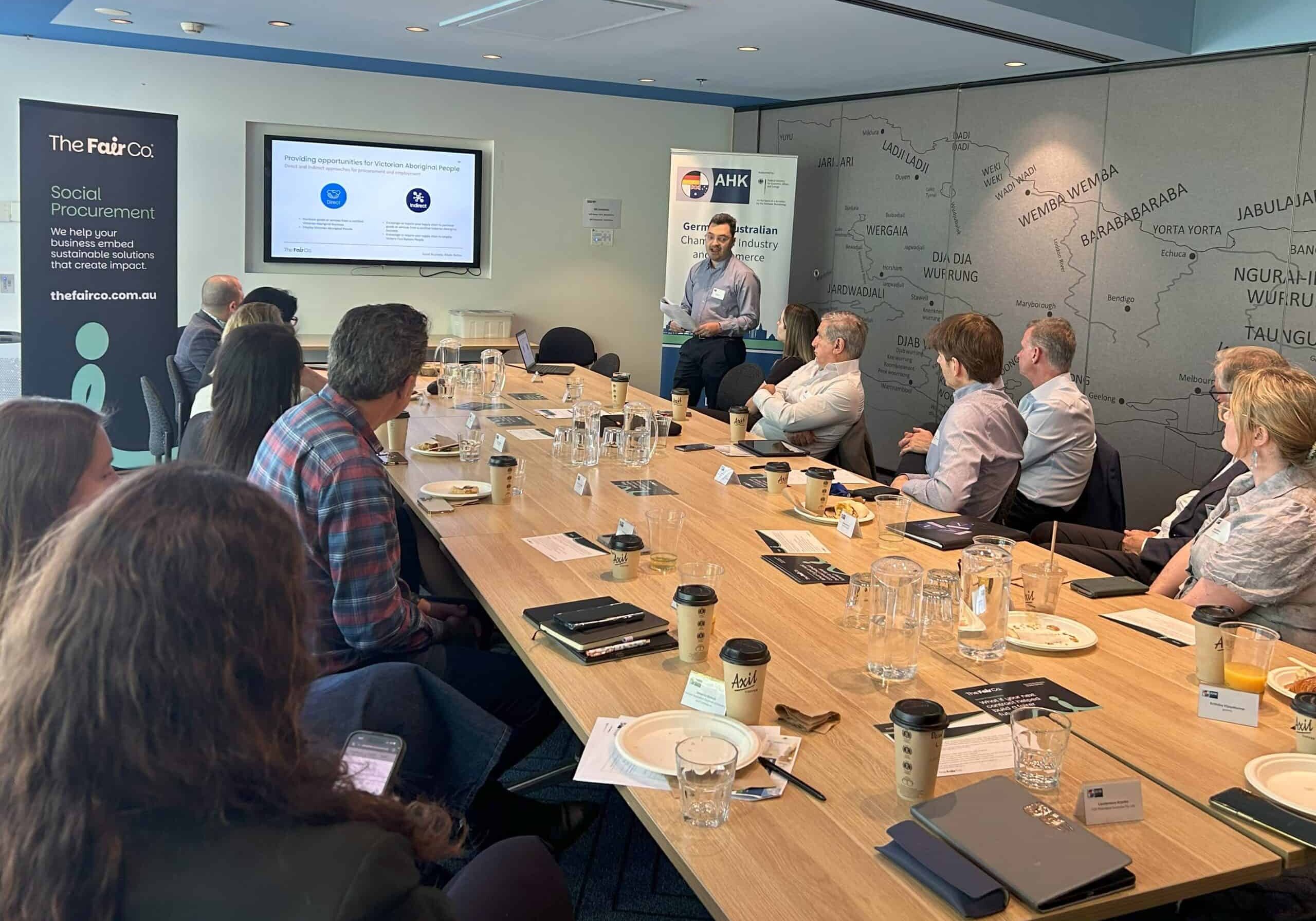 IMG_1477 Oliver Grimshaw presenting to the ESG Circle