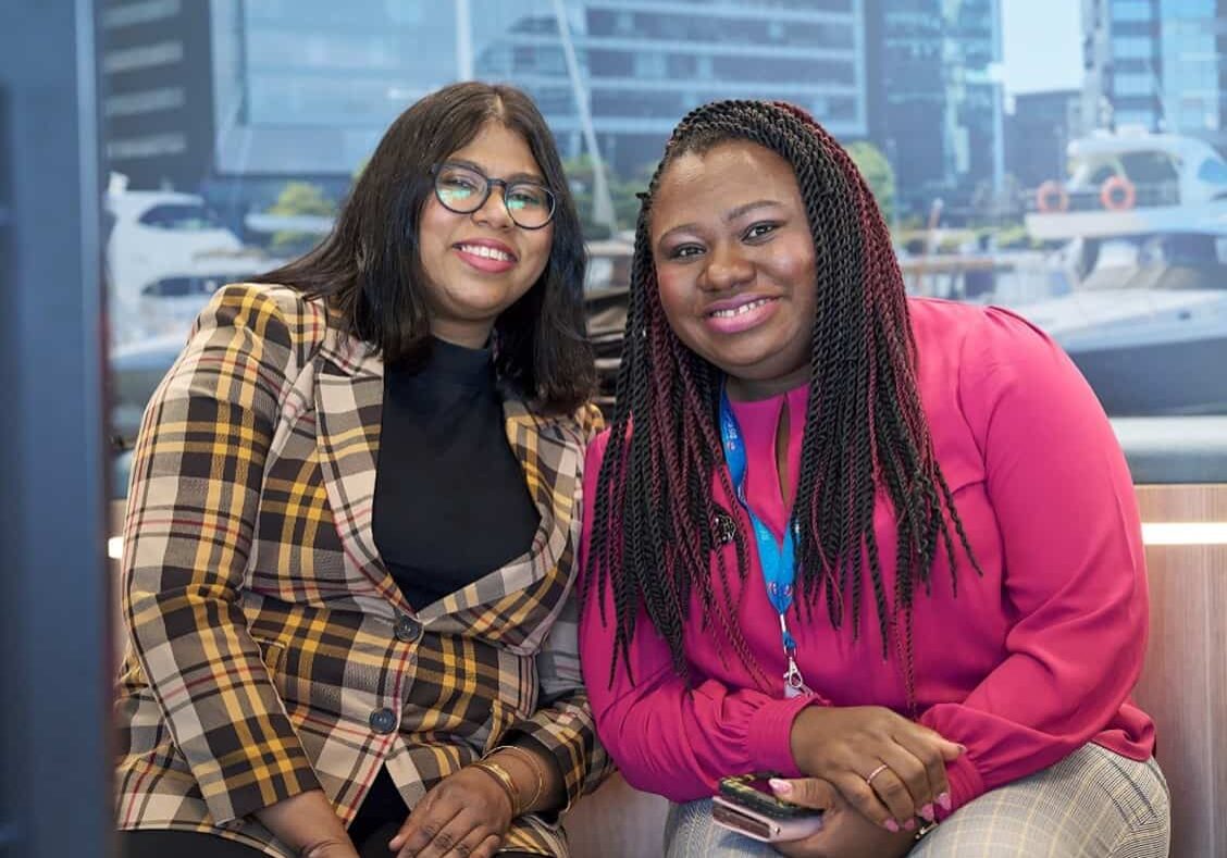 Co-founders of iSTEM Co, Dr Ruwangi Fernando and Dr Morley Muse