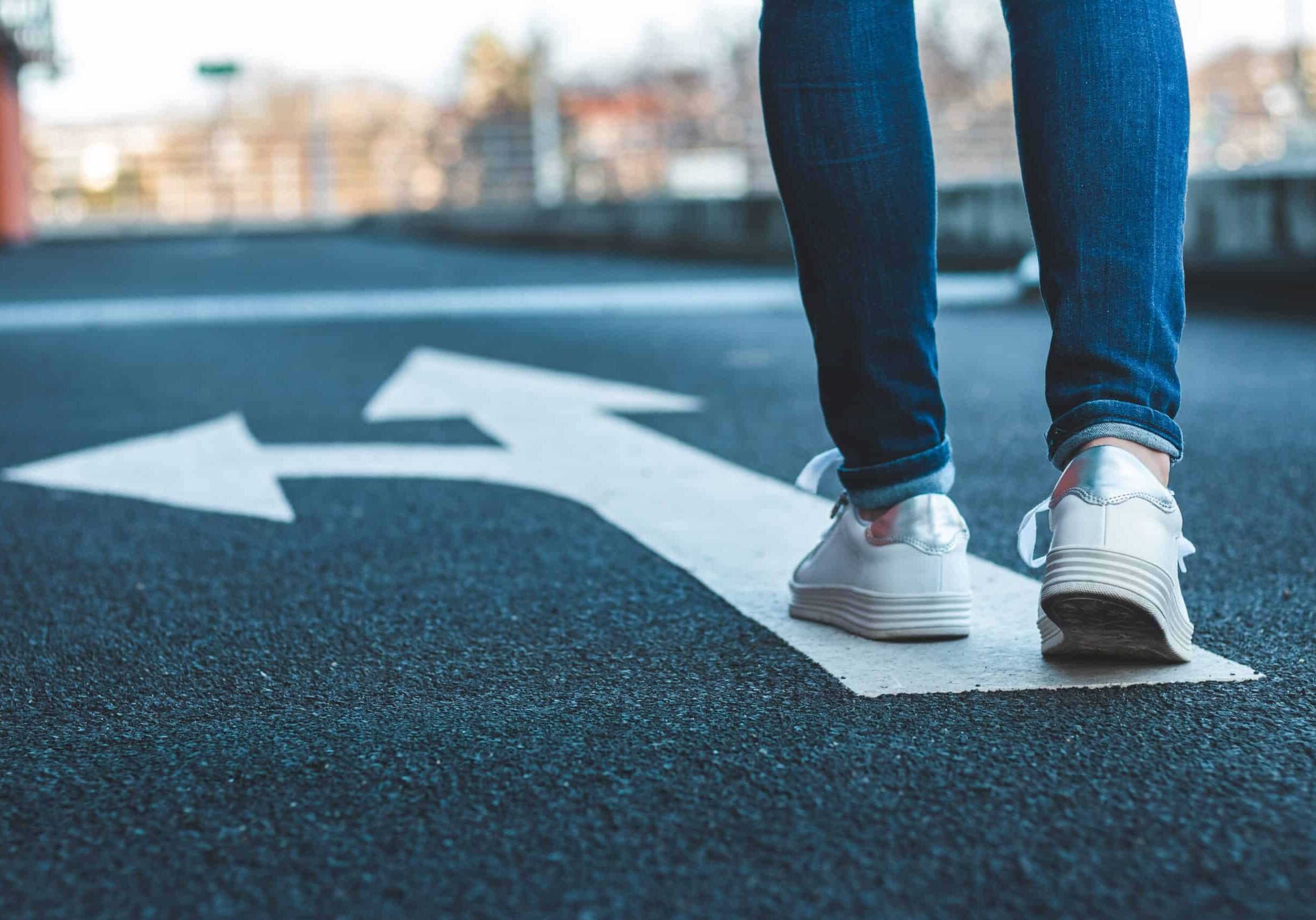 person walking moving forward